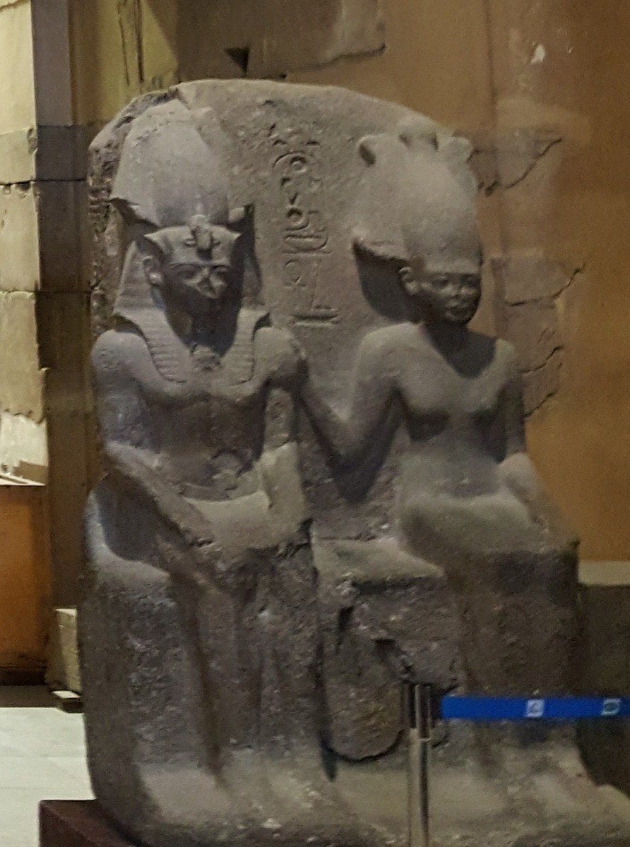 Visitor exploring the Egyptian Museum of Cairo's grand hall