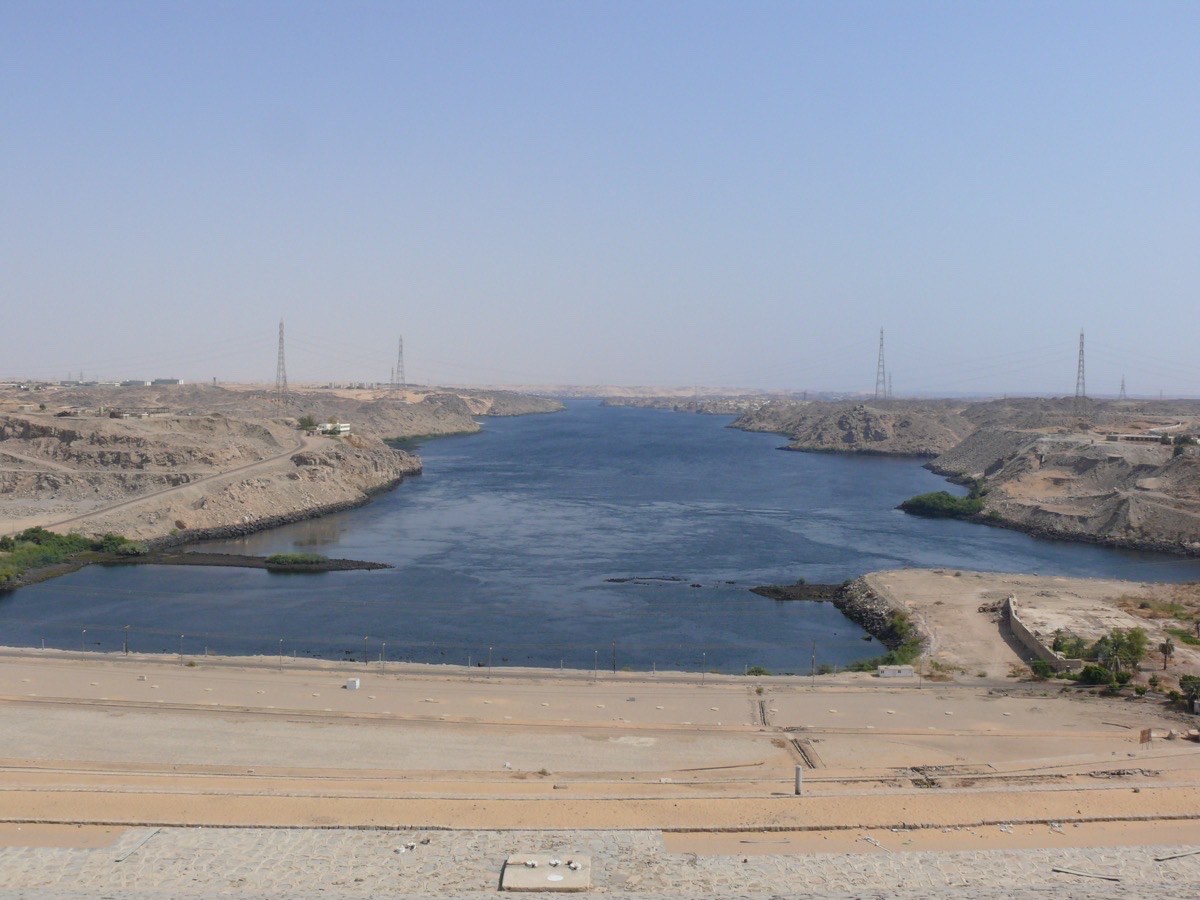 Philae Temple island from the water